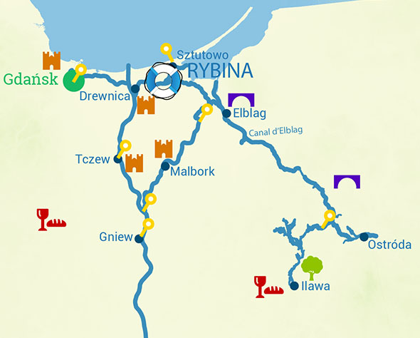 River cruise itineraries Poland